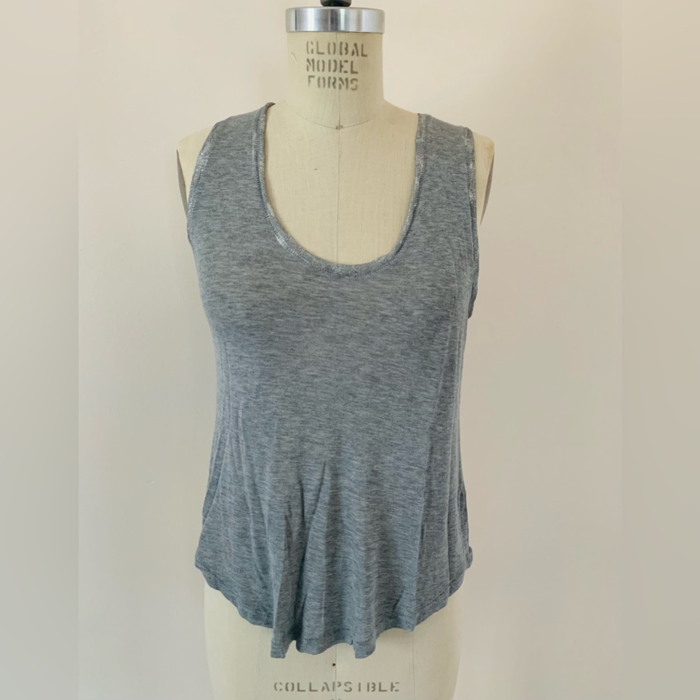 Zadig & Voltaire heather grey tank top